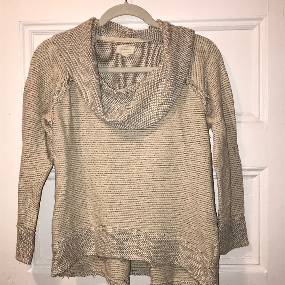 Lucky brand cowl neck